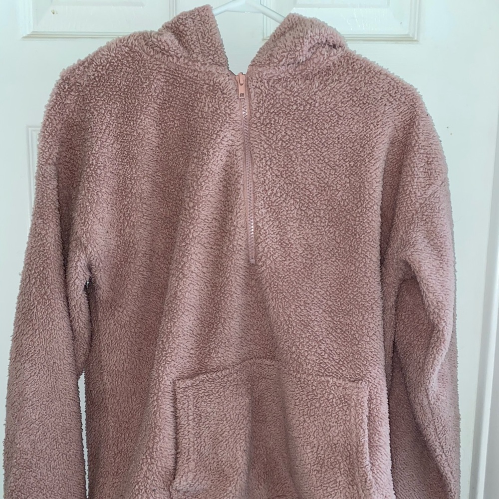 Sherpa Half Zip Hoodie